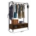 Closet Milão 2 Nichos Preto/Demolição 13426 - Artefamol