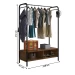 Closet Milão 2 Nichos Preto/Demolição 13426 - Artefamol