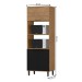 Torre Quente Toscana 3 Portas 100% Mdf Freijó/Nero Tto01 - Mx Móveis