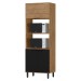 Torre Quente Toscana 3 Portas 100% Mdf Freijó/Nero Tto01 - Mx Móveis