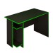 Mesa Gamer Vênus 2 Prateleiras Preto Fosco/Verde - Panorama Móveis