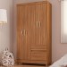 Guarda-Roupa Lótus 4 Portas 2 Gavetas Amêndola Touch - Demóbile