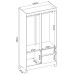 Guarda-Roupa Lótus 4 Portas 2 Gavetas ébano Touch - Demóbile