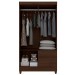 Guarda-Roupa Lótus 4 Portas 2 Gavetas ébano Touch - Demóbile