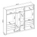 Guarda-Roupa Casal Atrice 6 Portas 6 Gavetas Amêndola Touch - Demóbile