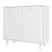Armário Multiuso 2 Portas Branco Bs 64 - Brv