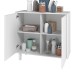 Armário Multiuso 2 Portas Branco Bs 64 - Brv