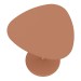 Mesa de Canto Bia 100% Mdf Terracota - Pnr Móveis
