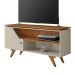 Rack para TV Até 50 Polegadas Valência 1 Porta 1 Prateleira Off White/Naturalle - Móveis Bechara