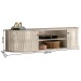Rack para TV Até 60 Polegadas Suspenso Modena 2 Portas Calacata/Off White - Madetec