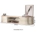 Rack para TV Até 75 Polegadas Suspenso Algarve 2 Portas Calacata/Off White - Madetec