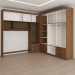 Guarda-Roupa Casal Modulado com Cama Paradise 10  Portas 6 gavetas freijó - Panorama Móveis