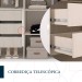 Guarda-Roupa Casal Coimbra 6 Portas 6 Gavetas Branco - Politorno Móveis