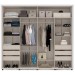 Guarda Roupa Casal Coimbra 2 Portas 6 Gavetas Branco - Politorno Móveis