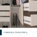 Guarda Roupa Casal Coimbra 2 Portas 6 Gavetas Branco - Politorno Móveis
