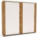 Guarda Roupa Casal Coimbra 2 Portas 6 Gavetas Freijó/Off White - Politorno Móveis