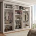 Guarda-Roupa Casal Melissa 3 Portas com Espelho Branco - Panorama Móveis