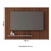 Painel para TV Até 70 Polegadas com Ripado 3d Aegon Fendi/Havana - Caemmun