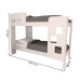 Beliche Escadinha 1 Prateleira 100% Mdf Grade de Proteção Branco - Panorama Móveis