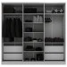 Guarda-Roupa Casal Logan 6 Portas 4 Gavetas 100% Mdf Olmo - Mambel