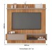 Painel para TV Até 70 Polegadas Boreal 1 Porta Buriti/Cacao - Caemmun