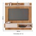 Painel para TV Até 70 Polegadas Boreal 1 Porta Buriti/Off White - Caemmun