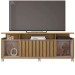 Rack para TV Até 65 Polegadas Oasis 1 Porta com Ripado Mel/Cacao - Caemmun