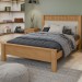 Cama de Casal Athenas Amêndoa Clean/Off White - Móveis Lopas