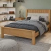 Cama de Casal Athenas Amêndoa Clean/Off White - Móveis Lopas