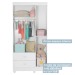Quarto de Bebê Completo Life 100% Mdf 3 Portas 6 Gavetas Branco/Ypê 2225 - Tigus Baby