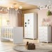 Quarto de Bebê Completo Life 100% Mdf 3 Portas 6 Gavetas Branco 2274 - Tigus Baby