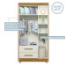 Quarto de Bebê Completo Flocos 100% Mdf 4 Portas 2 Gavetas Off White/Ypê 4103 - Tigus Baby