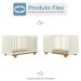 Quarto de Bebê Completo Flocos 100% Mdf 4 Portas 2 Gavetas Off White/Ypê 4103 - Tigus Baby