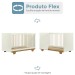 Quarto de Bebê Completo Flocos 100% Mdf 4 Portas 2 Gavetas Off White/Ypê 4105 - Tigus Baby