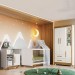 Quarto de Bebê Completo Flocos 100% Mdf 4 Portas 2 Gavetas Off White/Ypê 4105 - Tigus Baby