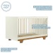 Quarto de Bebê Completo Flocos 100% Mdf 4 Portas 2 Gavetas Off White/Ypê 4105 - Tigus Baby