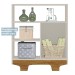 Quarto de Bebê Completo Flocos 100% Mdf 1 Porta Off White/Ypê 4106 - Tigus Baby