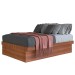 Cama Box de Casal Arizona Articulável com Fundo Nogal - Panorama Móveis