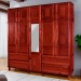 Guarda-Roupa Casal Campo Grande 10 Portas 4 Gavetas com Espelho Mel - Rodmoveis