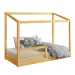 Mini-Cama Montessoriana Tutu Madeira Maciça Imbuia - Rodmoveis