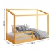 Mini-Cama Montessoriana Tutu Madeira Maciça Imbuia - Rodmoveis