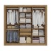 Guarda-Roupa Casal 6 Portas 2 Gavetas Nogueira/Fendi - Kappesberg