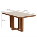 Mesa de Jantar 4 Lugares Lottus com Vidro Prêmio/Pena Bege - Lj Móveis