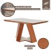 Mesa de Jantar 6 Lugares Viena com Vidro Prêmio/Off White/Creme - Lj Móveis