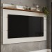 Painel para TV Até 70 Polegadas Bristol 1 Prateleira Off White/Freijo - Panorama Móveis