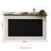 Painel para TV Até 70 Polegadas Bristol 1 Prateleira Off White/Freijo - Panorama Móveis