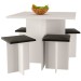 Mesa de Jantar 4 Lugares Stella Branco - Pnr Móveis