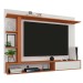 Painel para TV Até 60 Polegadas Itapema 1 Porta Branco/Nogal - Panorama Móveis