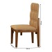 Mesa de Jantar 6 Lugares Royal com Vidro Cinamomo/Off White - Panorama Móveis