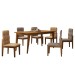 Mesa de Jantar 6 Lugares Rubi Cinamomo/Off White - Panorama Móveis